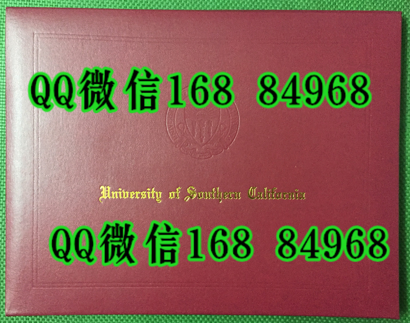 定制美国南加州大学USC毕业证外壳，University of Southern California diploma Cover