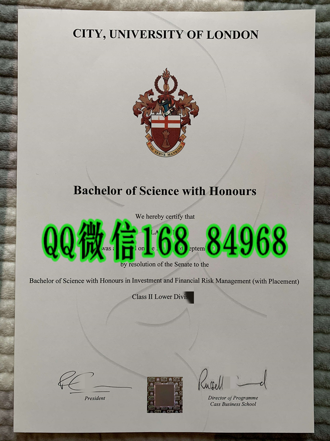 伦敦城市大学毕业证_London Metropolitan University diploma degree