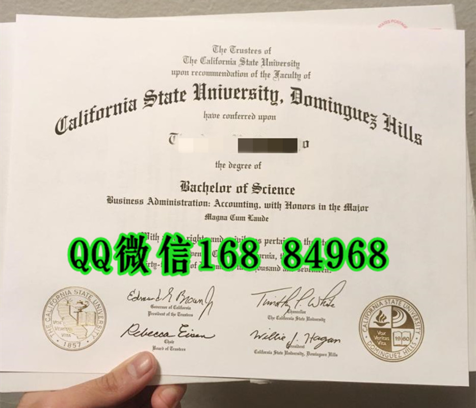 加州州立大学多明格斯山分校毕业证，California State University Dominguez Hills diploma certificate