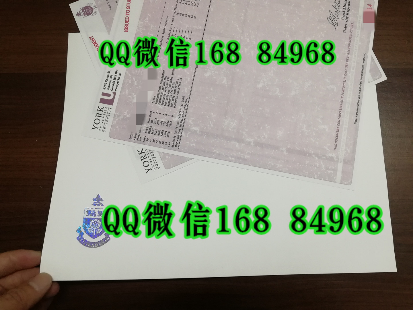 加拿大约克大学University of York成绩单实拍，加拿大University of York transcript