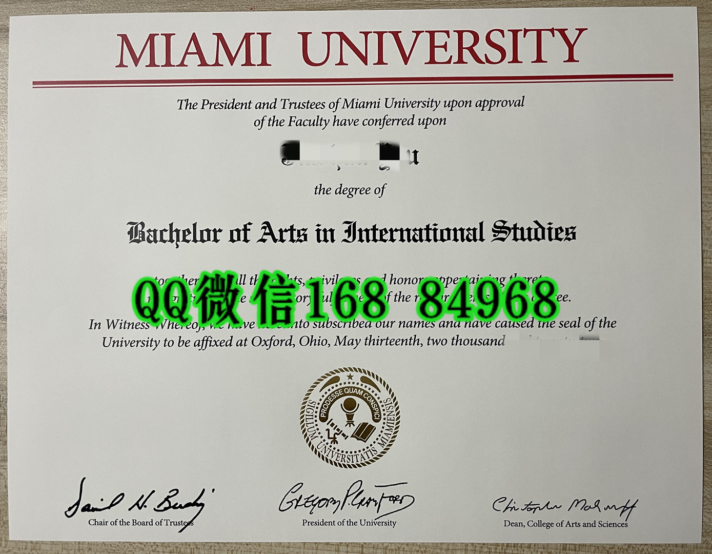 美国迈阿密大学毕业证工艺，University of Miami diploma degree
