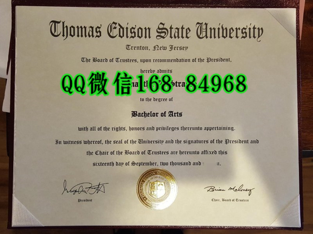 美国托马斯爱迪生州立大学thomas edison state university毕业证