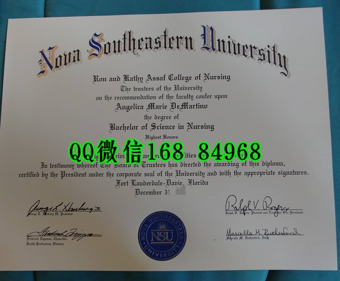 美国诺瓦东南大学硕士毕业证，Nova Southeastern University diploma