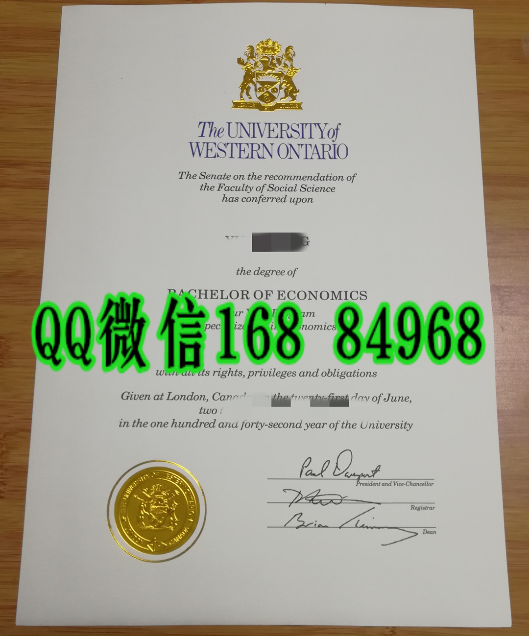 西安大略大学University of Western Ontario硕士毕业证，University of Western Ontario diploma