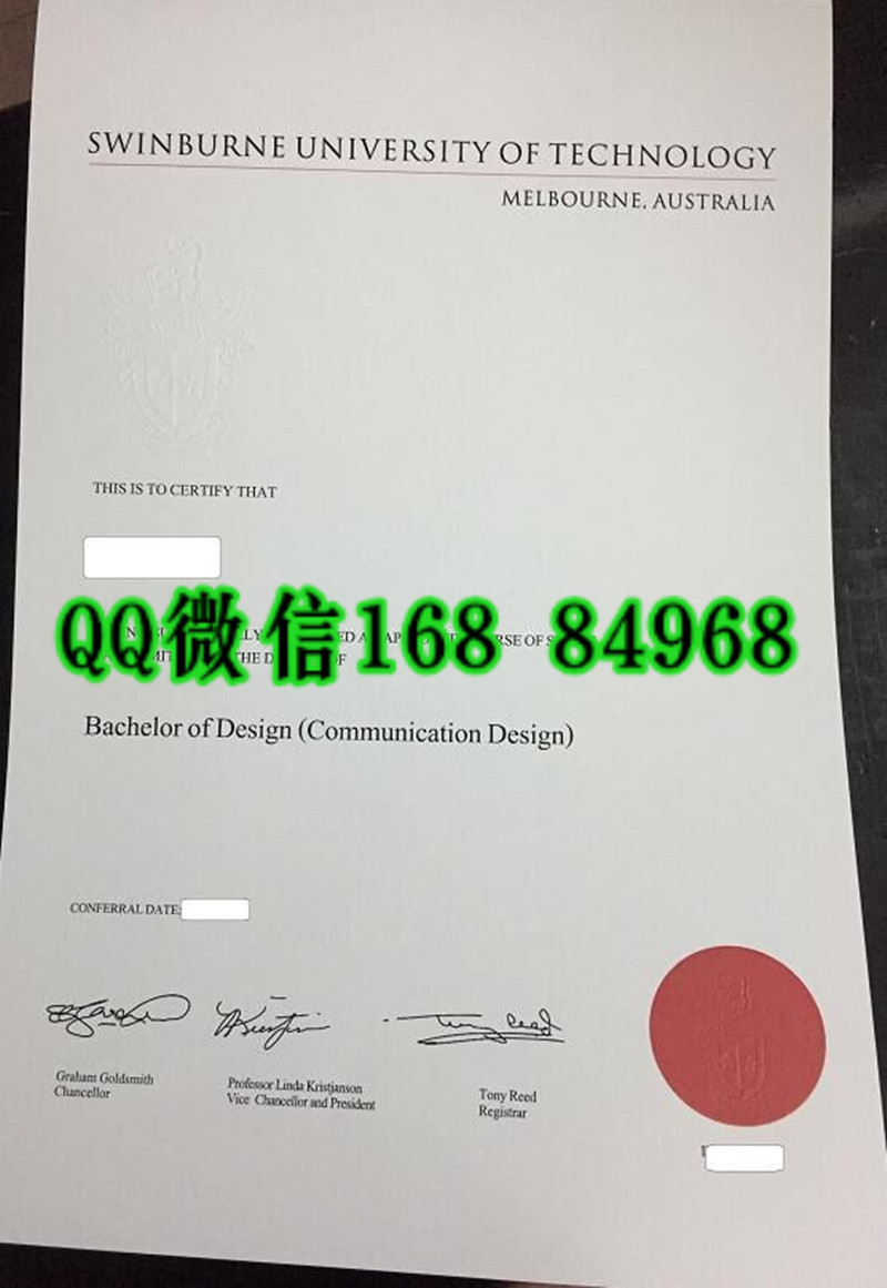 澳洲斯威本科技大学毕业证新版本，Swinburne University of Technology diploma