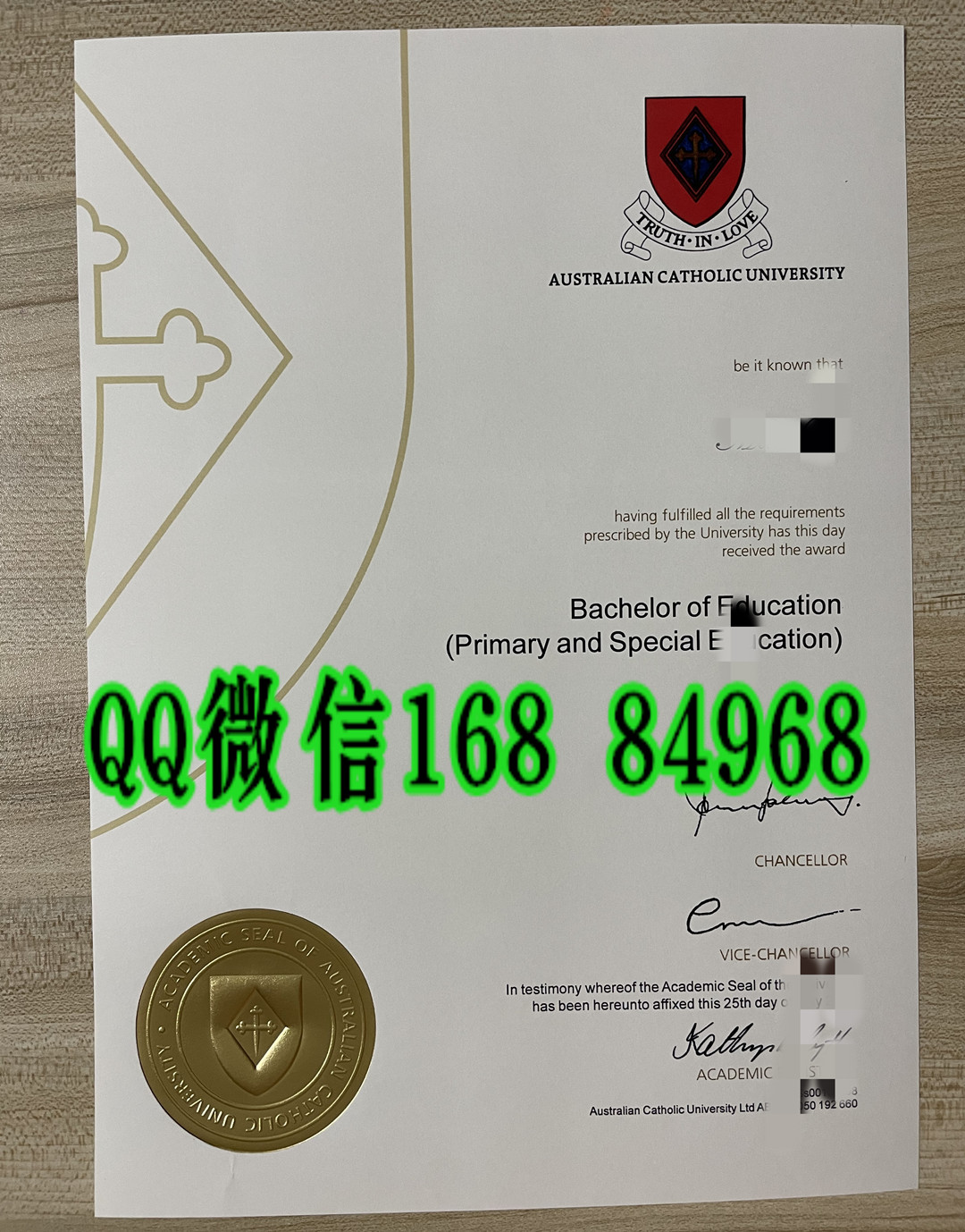 澳大利亚凯斯林大学毕业证，Australian Catholic University diploma，澳大利亚天主教大学毕业证文凭