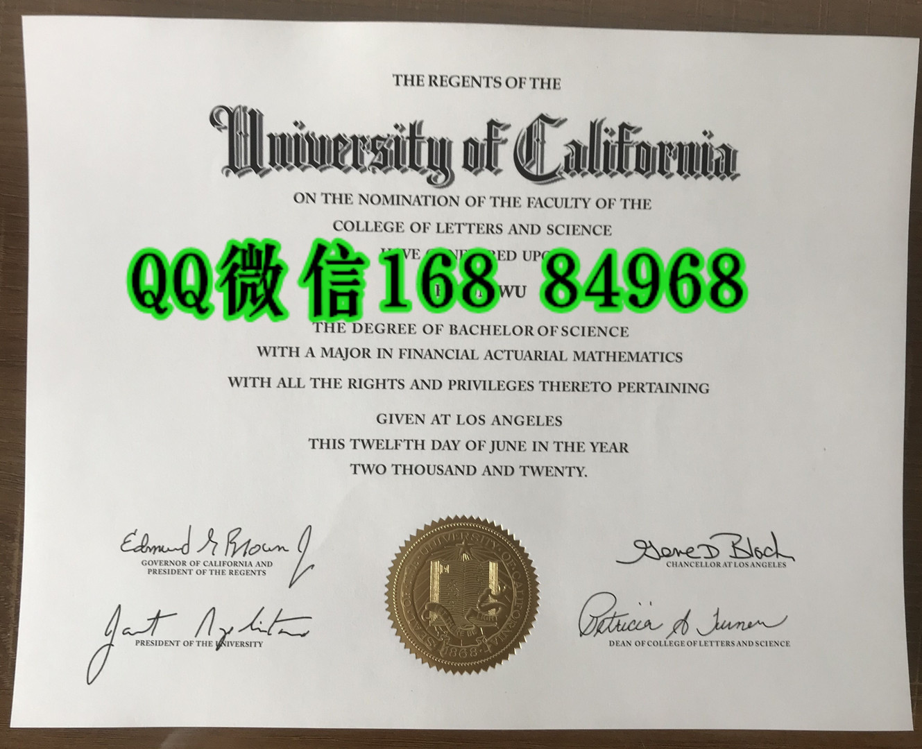 美国加利福尼亚大学洛杉矶分校毕业证University of California, Los Angeles diploma degree