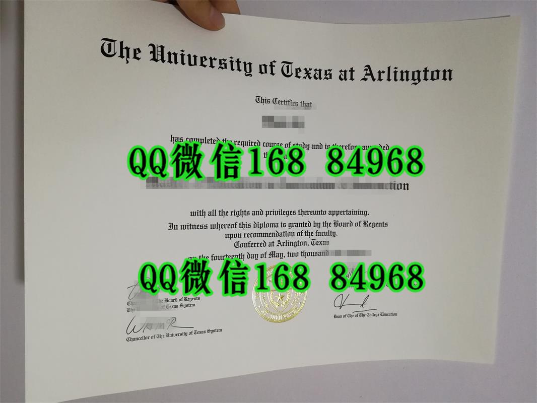 美国德州大学阿灵顿分校毕业证，University of Texas at Arlington diploma