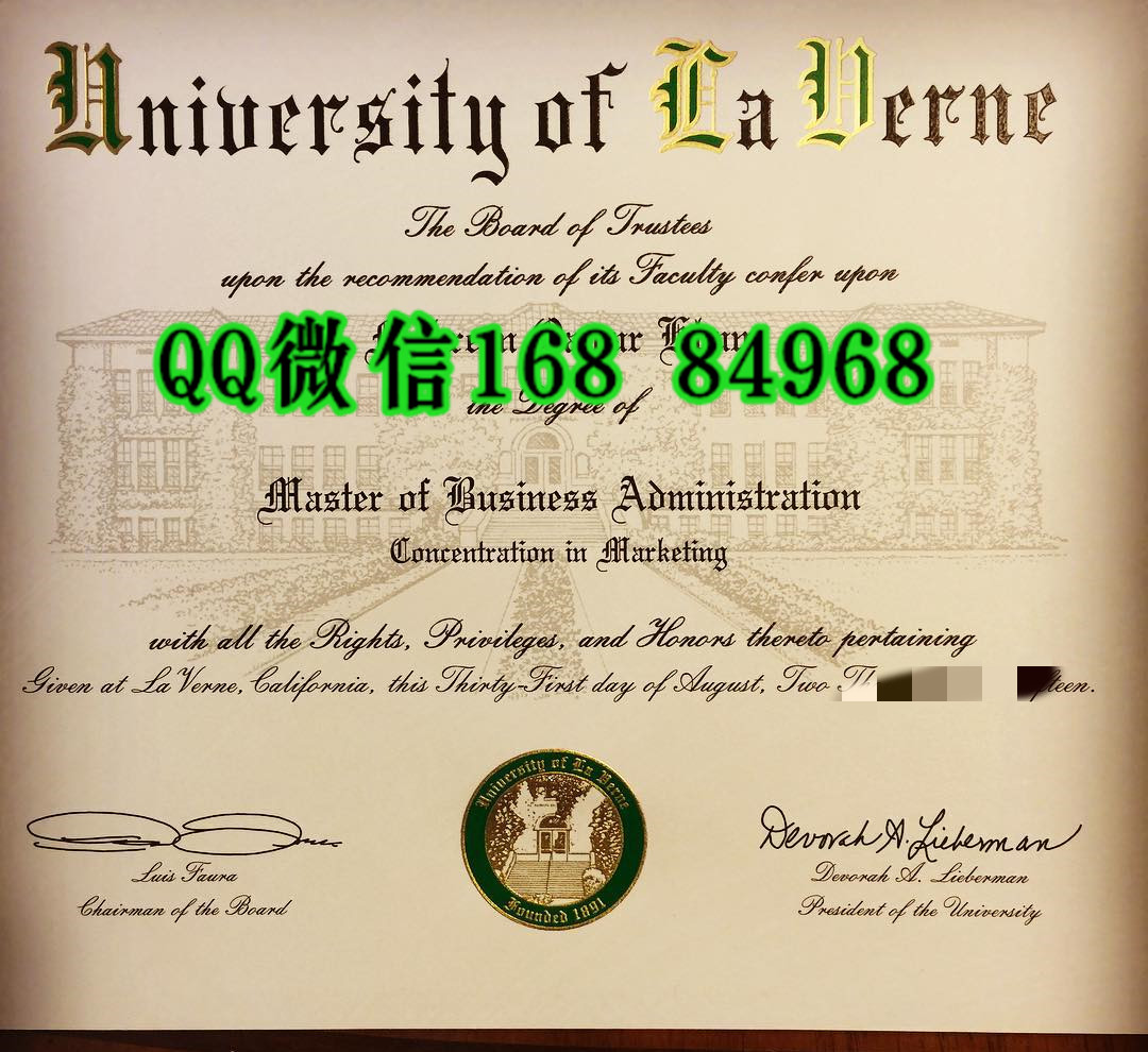 美国拉文大学毕业证University of La Verne diploma