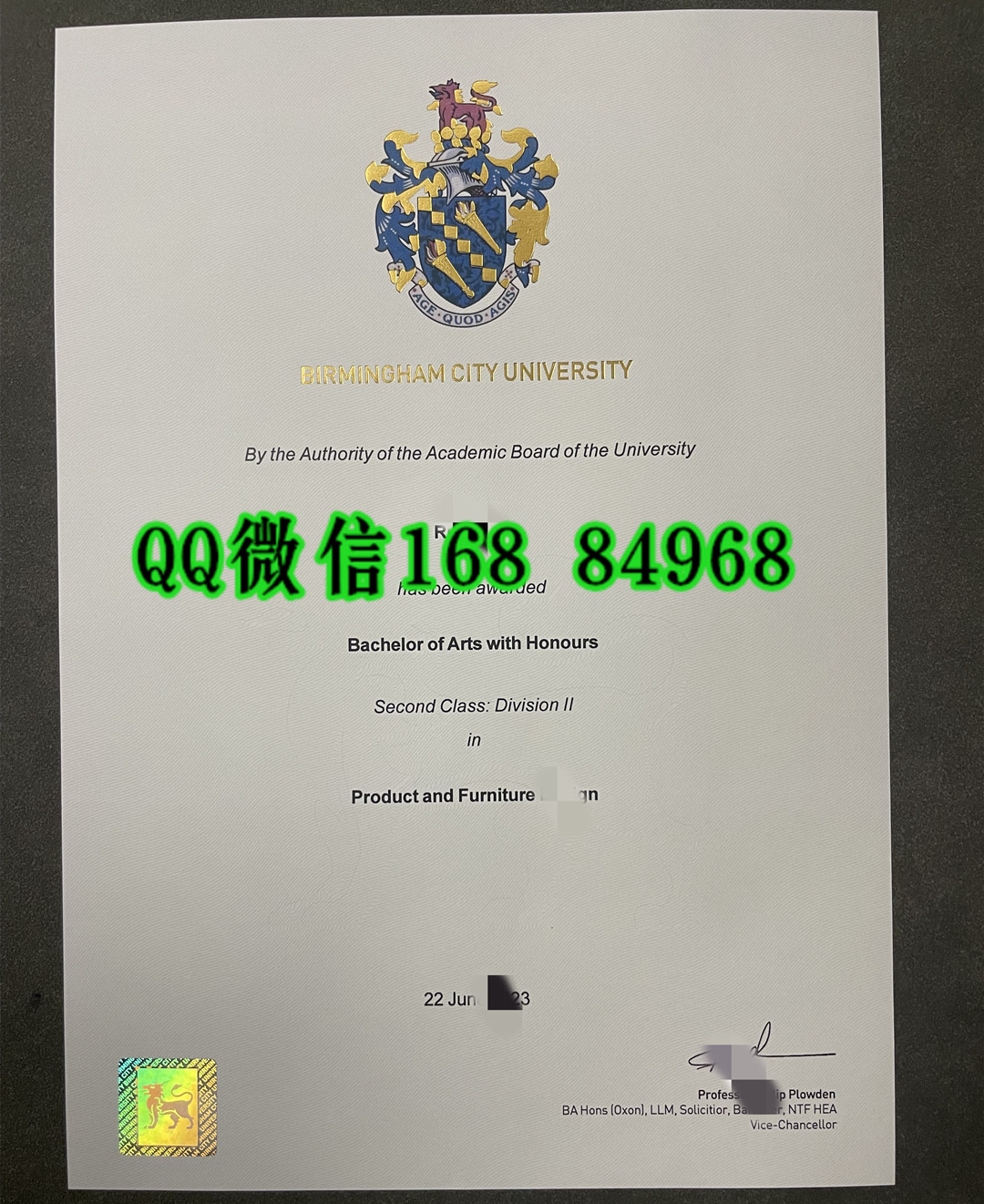 制作英国伯明翰城市大学毕业证Brimingham City University diploma