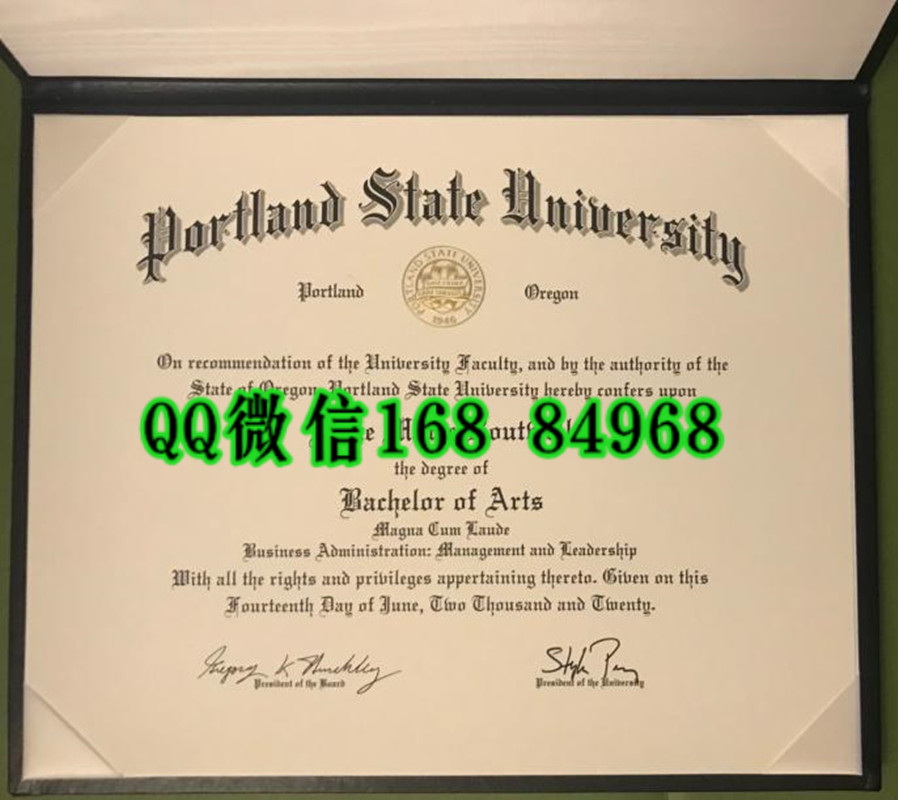 美国波特兰州立大学Portland State University（PSU）diploma
