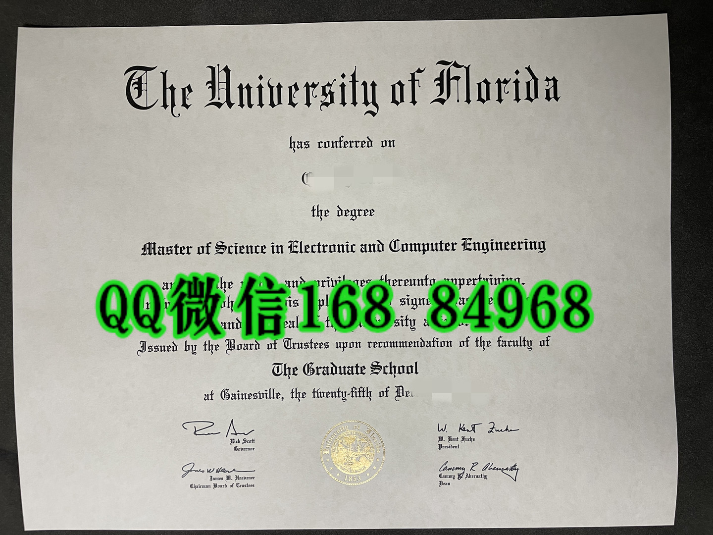 美国佛罗里达大学毕业证成绩单留才认证，University of Florida diploma certificate