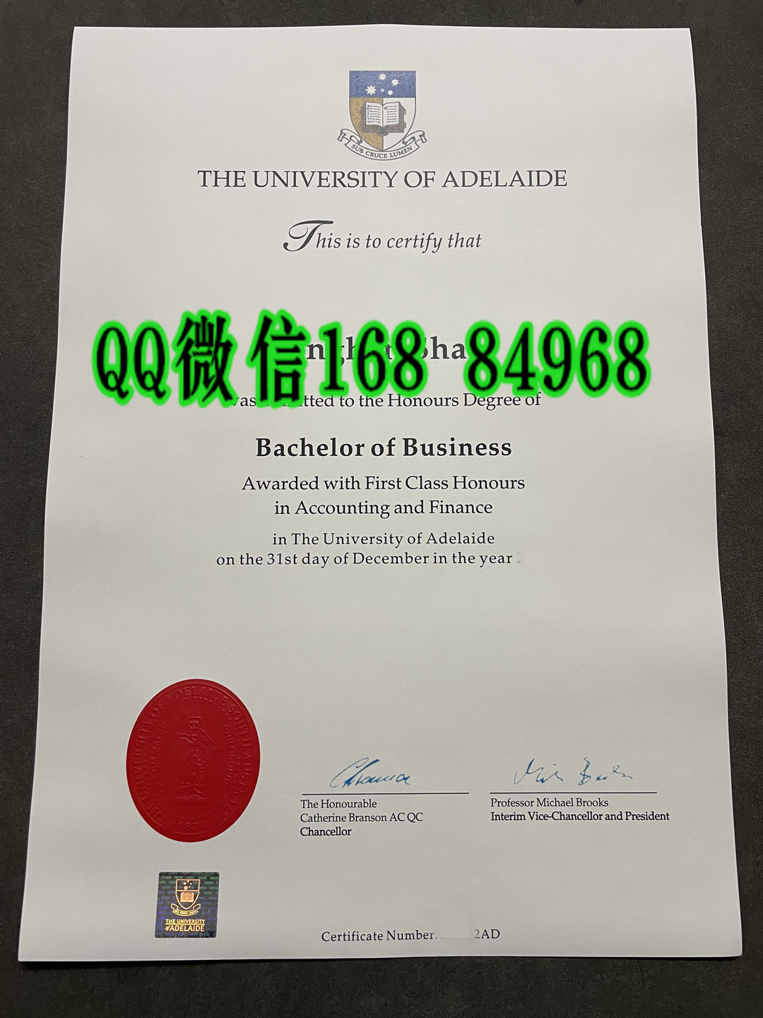 新版本：澳洲阿德莱德大学毕业证成绩单，澳洲Adelaide大学毕业证防伪