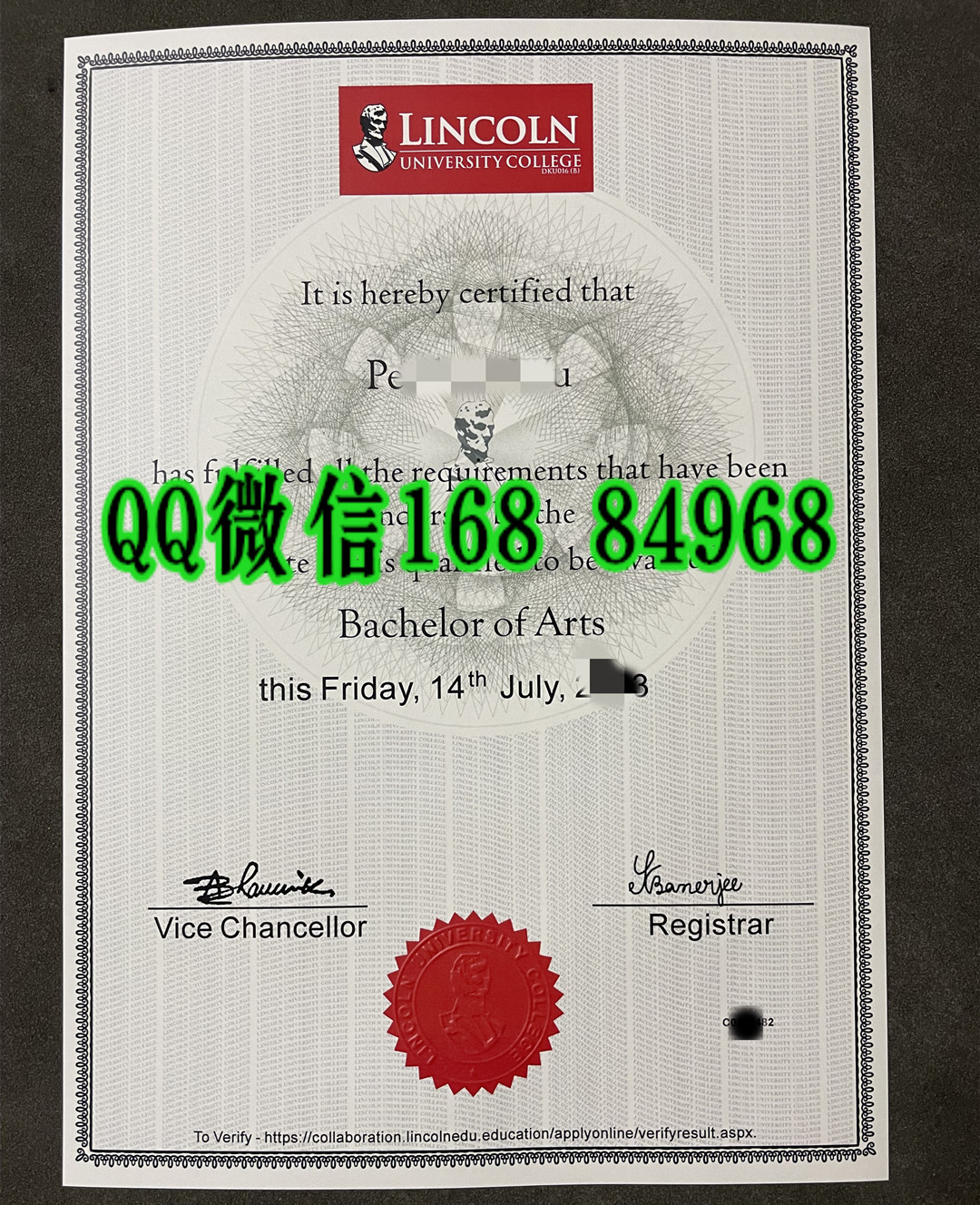 马来西亚林肯大学学院毕业证学位证，lincoln university college diploma degree