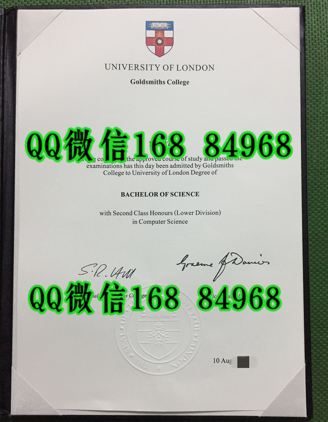 伦敦大学金史密斯学院毕业证成绩单，Goldsmiths, University of London transcript