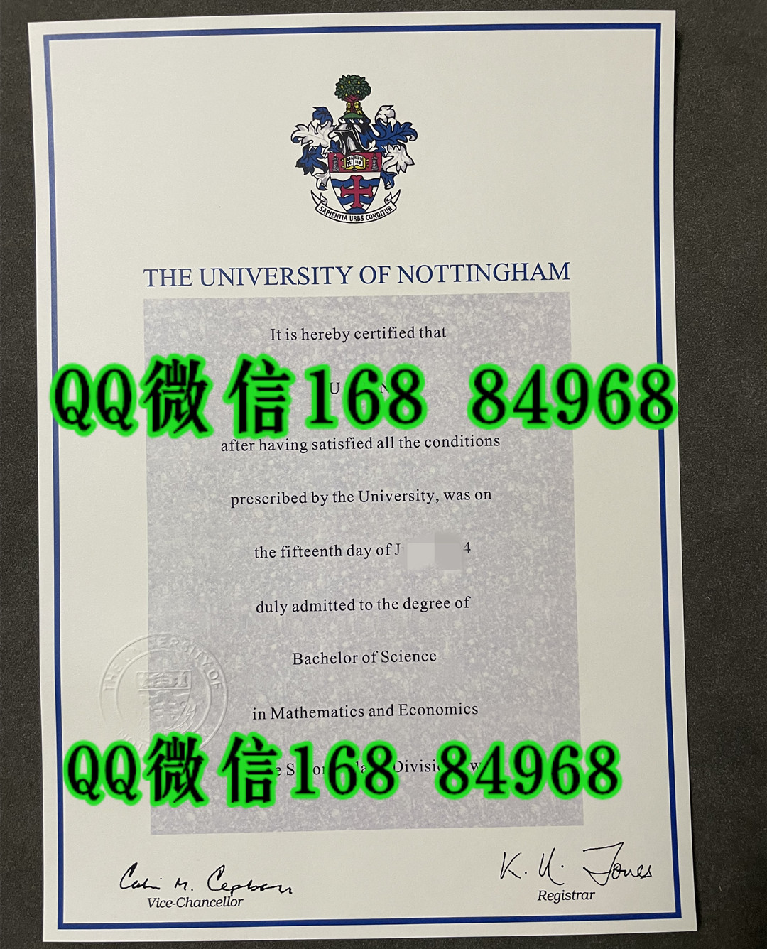 2004年英国诺汉丁大学毕业证学位证，University of Nottingham diploma degree