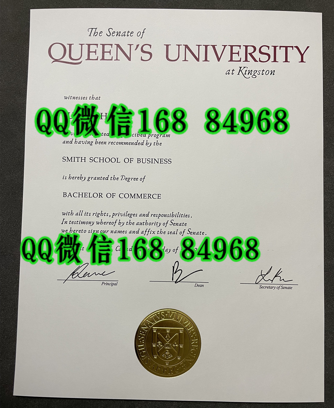 加拿大女王大学毕业证学位证,Queen's University diploma degree