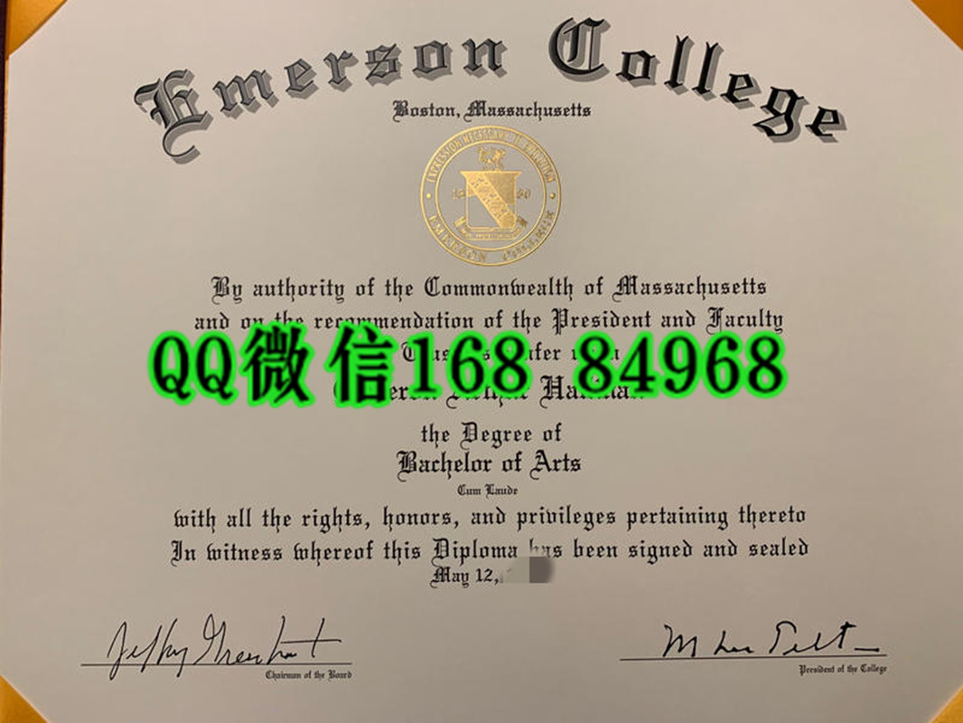 美国波士顿爱默生学院毕业证成绩单，emerson college diploma degree