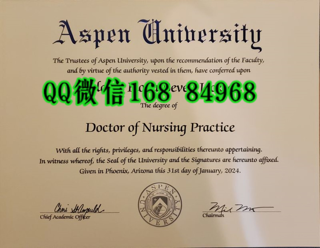 2024年美国阿斯彭大学博士毕业证学位证，Aspen University diploma