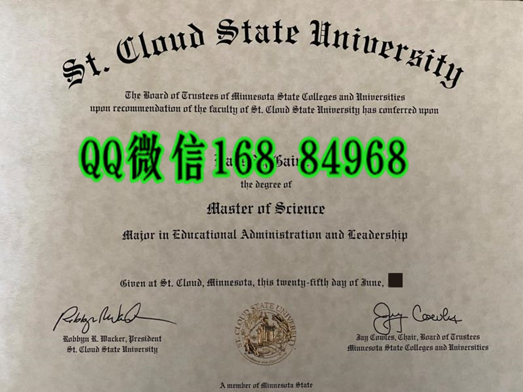 美国圣克劳德州立大学毕业证成绩单，St. Cloud State University diploma degree